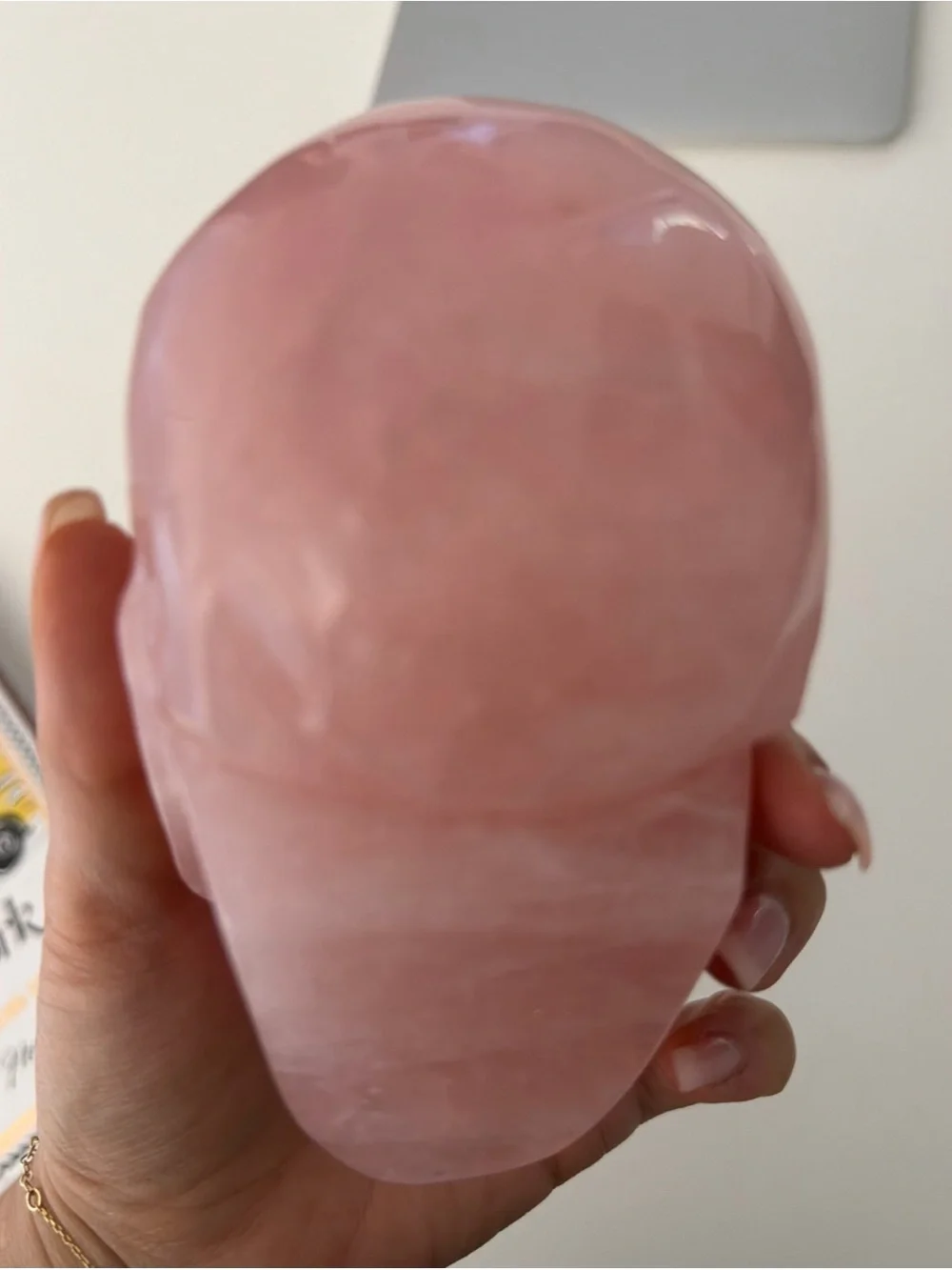 Z Gallerie Rose Quartz Skull
